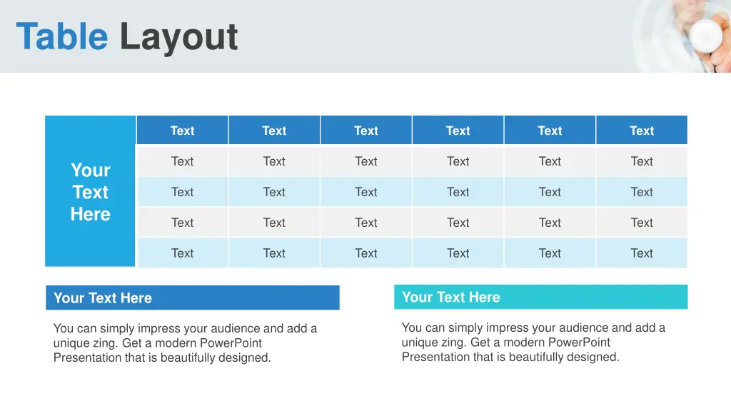 table layout 1