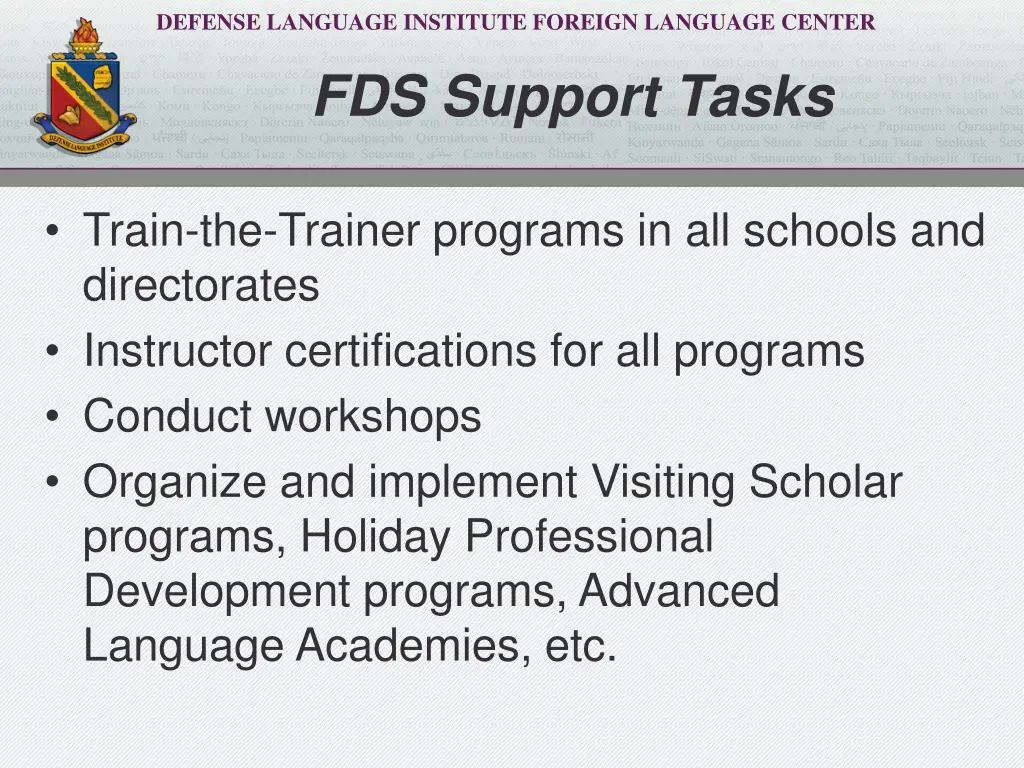 defense language institute foreign language 4