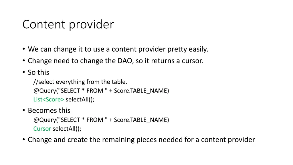 content provider