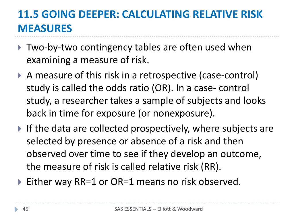 11 5 going deeper calculating relative risk
