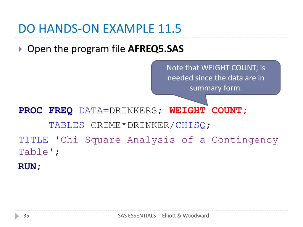 do hands on example 11 5
