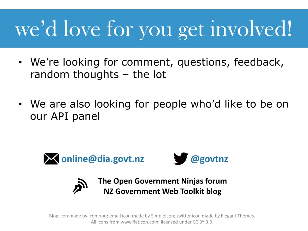 w e d love for you get involved