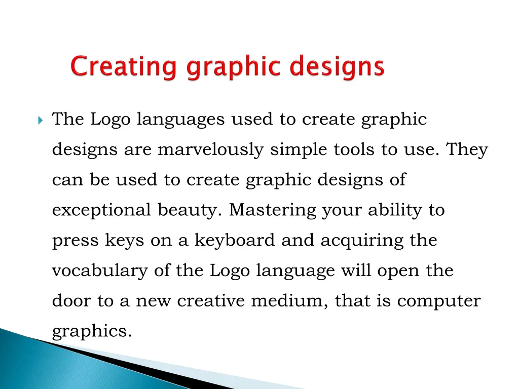 the logo languages used to create graphic