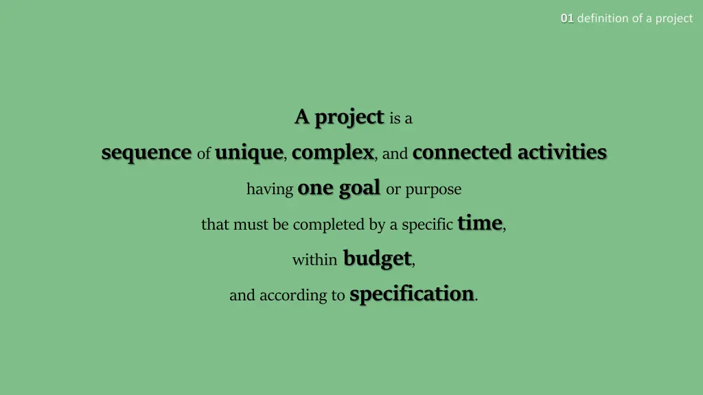 01 definition of a project 1