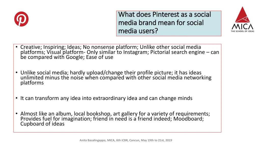 what does pinterest as a social what does