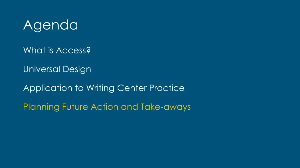 agenda 4
