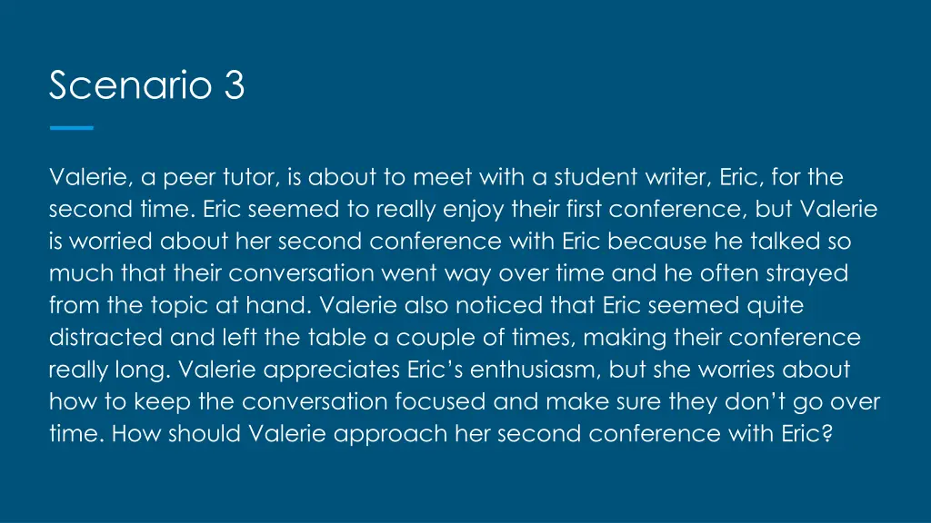 scenario 3