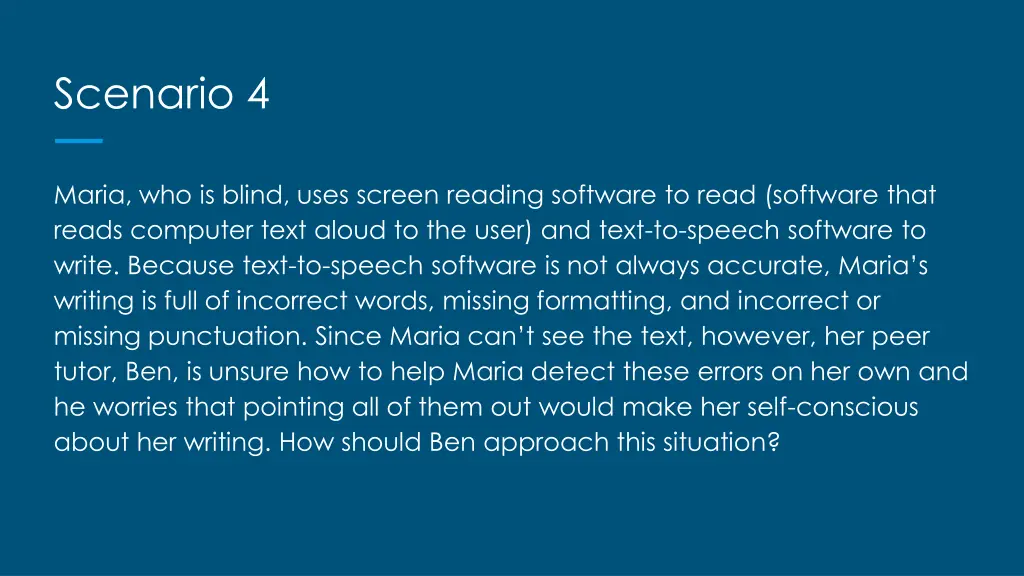 scenario 4