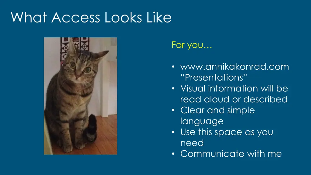what access looks like 1