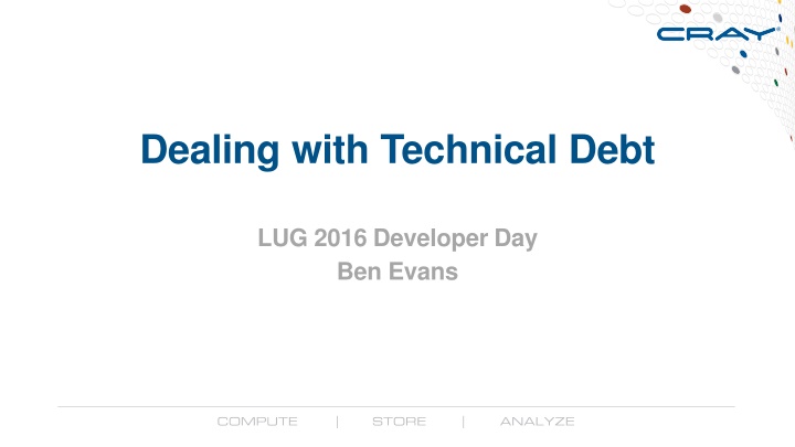 dealing with technical debt