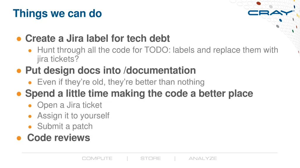 things we can do