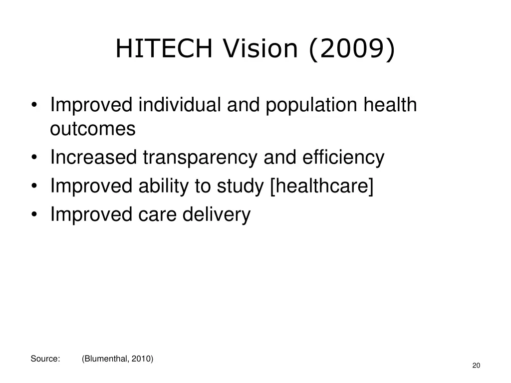 hitech vision 2009