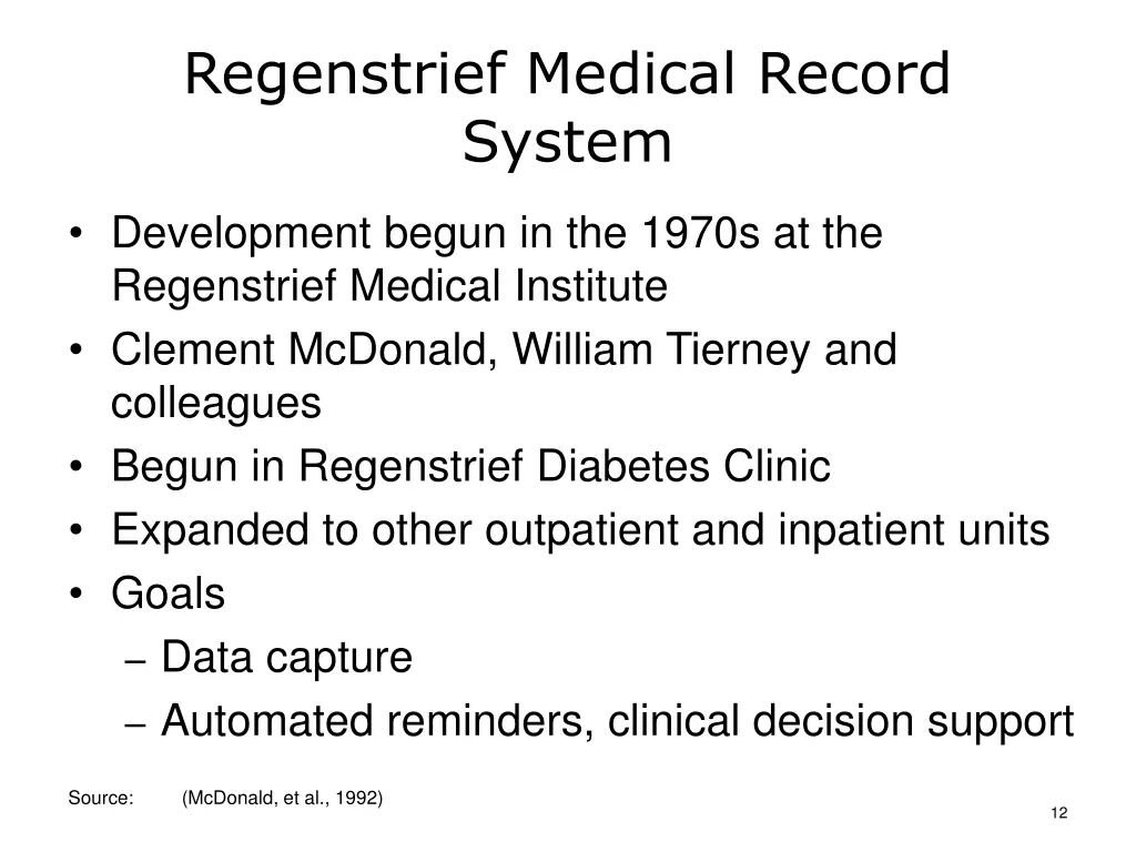 regenstrief medical record system