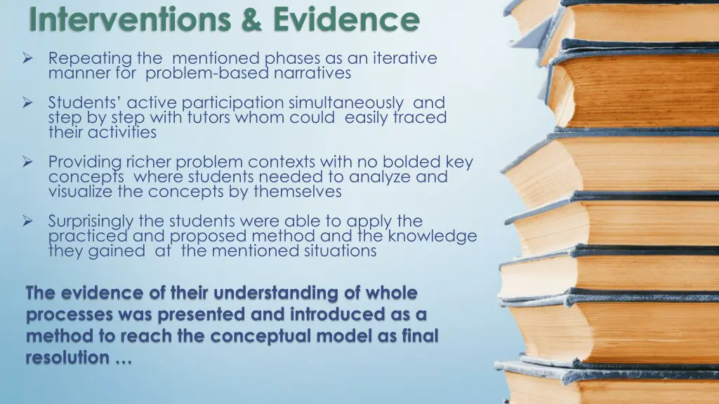 interventions evidence
