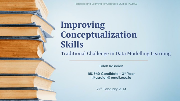 teaching and learning for graduate studies pg6003