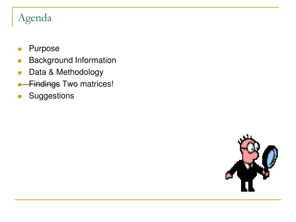 agenda