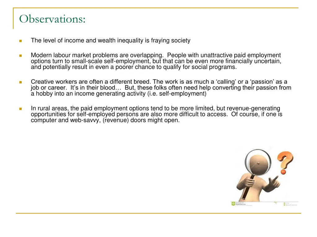 observations