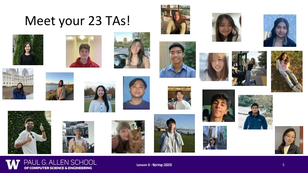 meet your 23 tas