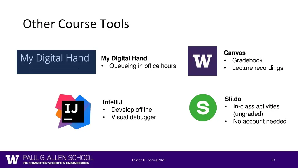 other course tools