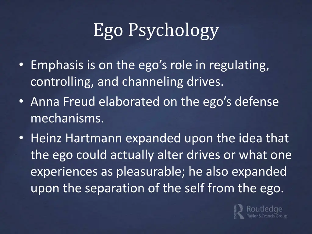 ego psychology