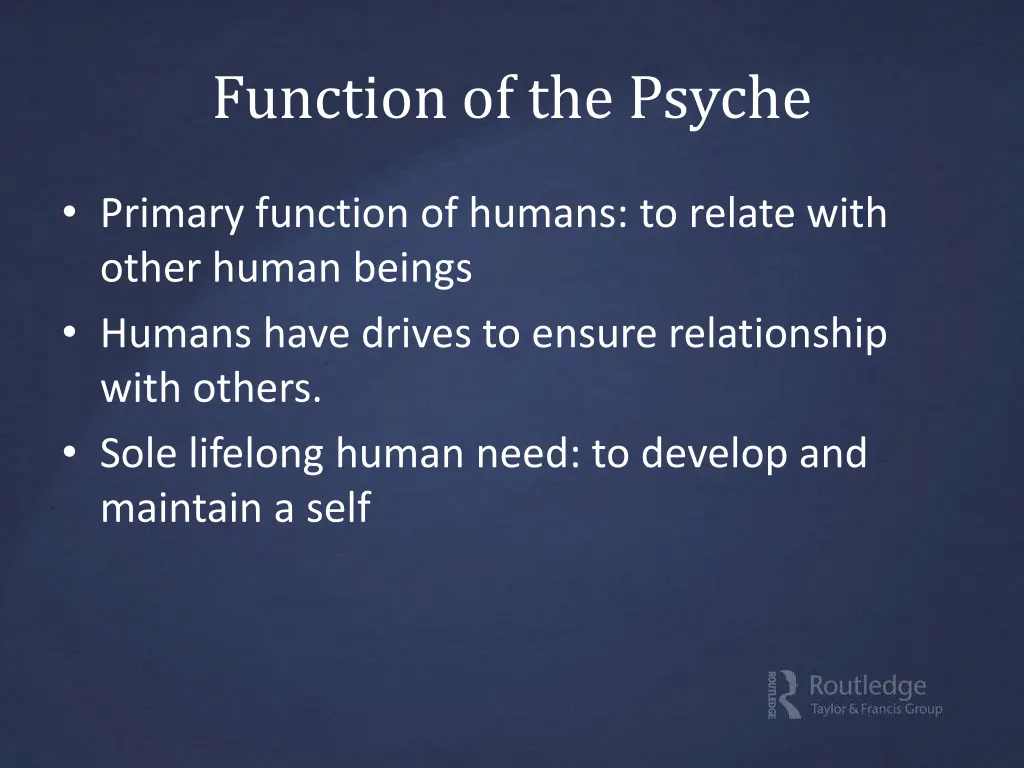 function of the psyche