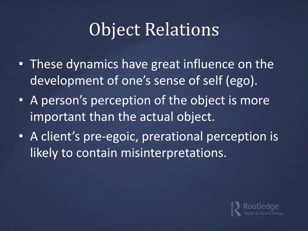 object relations 1
