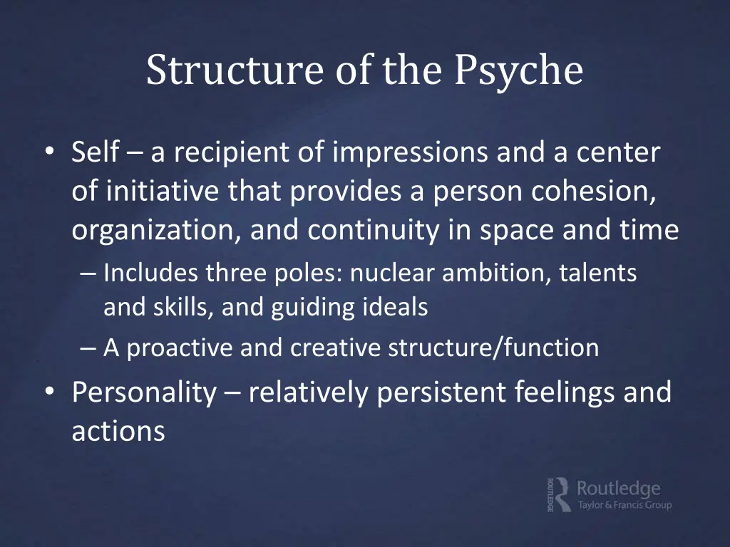 structure of the psyche