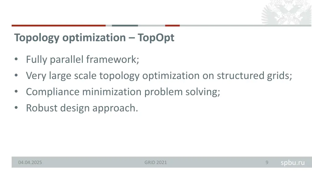 topology optimization topopt