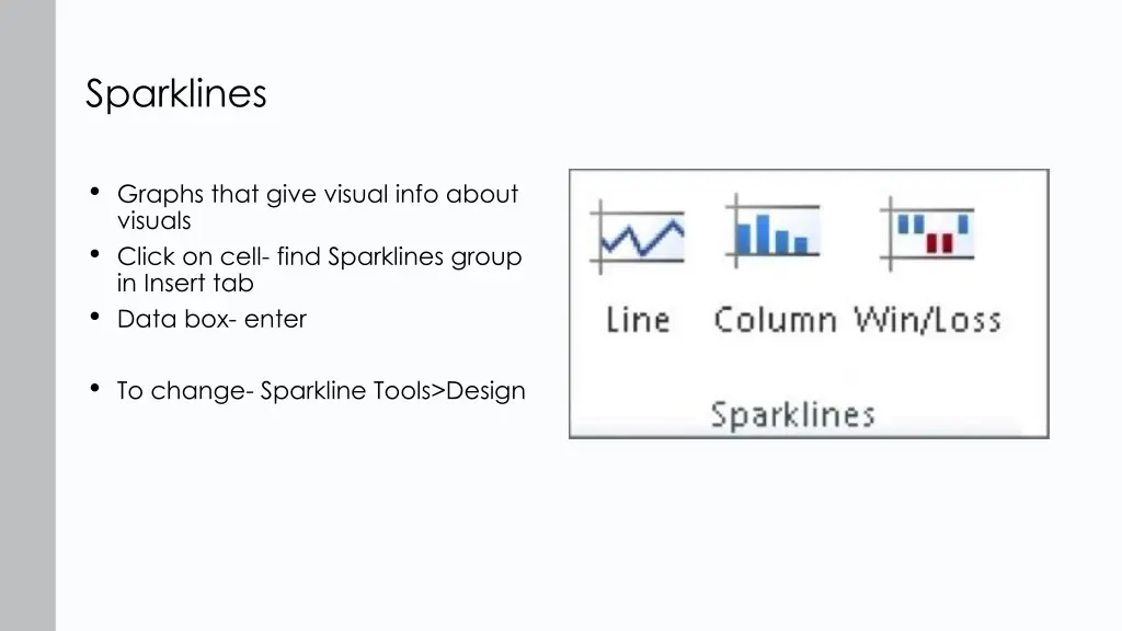 sparklines