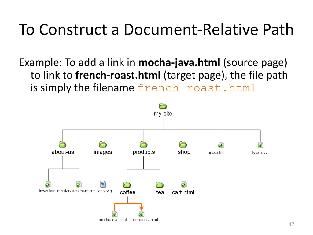 to construct a document relative path 2