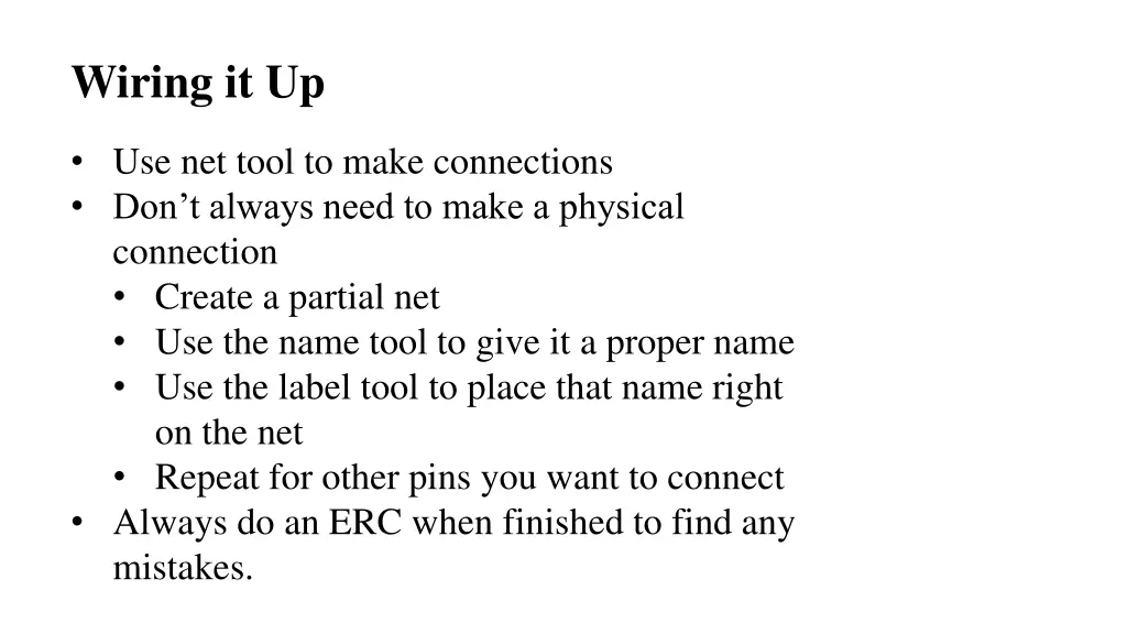 wiring it up