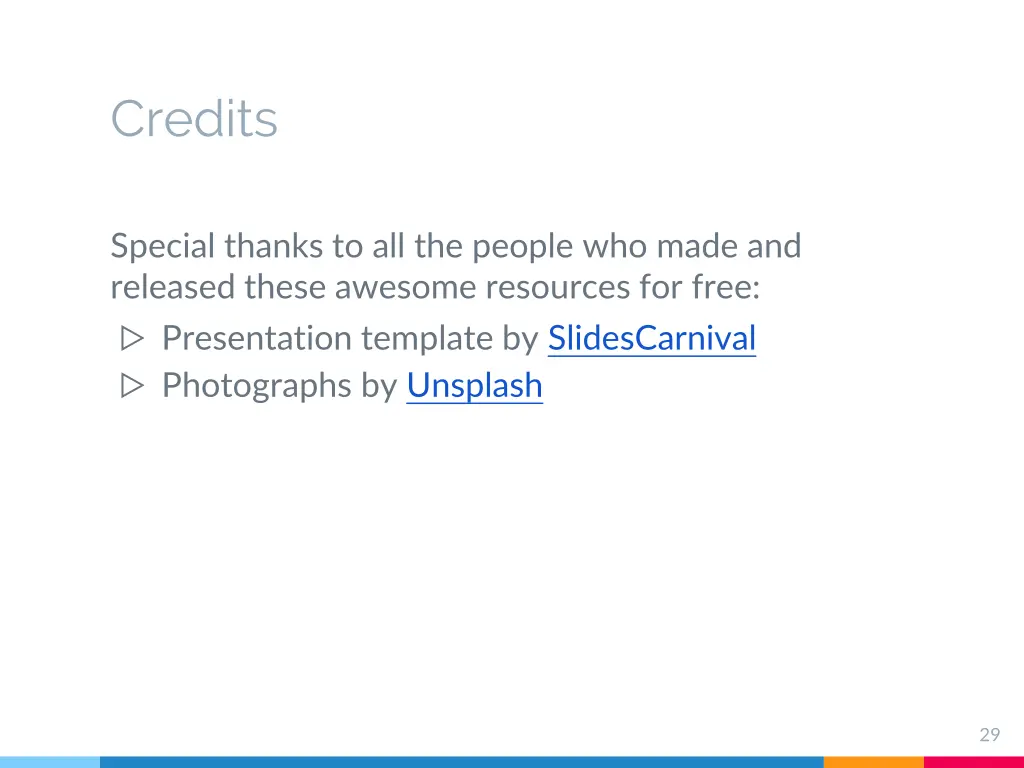 credits