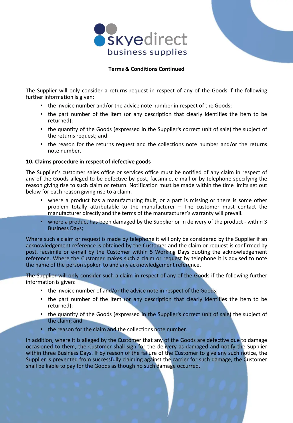 terms conditions continued 5