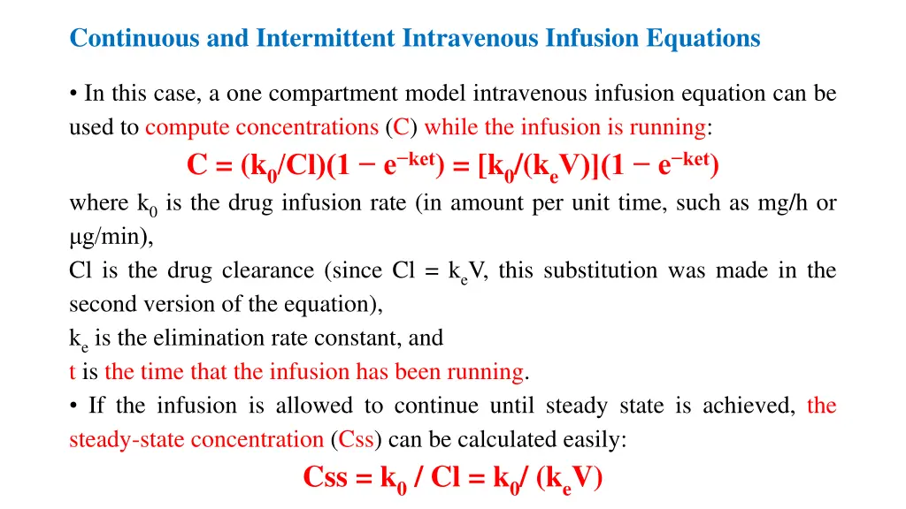 continuous and intermittent intravenous infusion 1