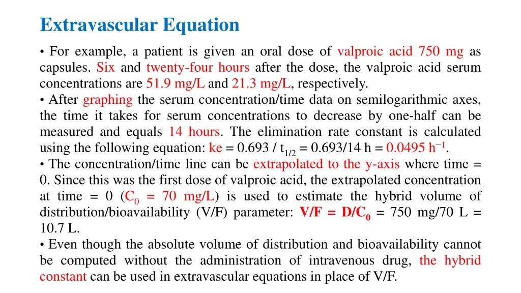 extravascular equation 5