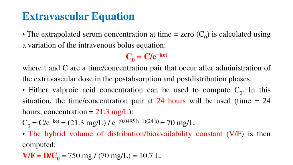 extravascular equation 7