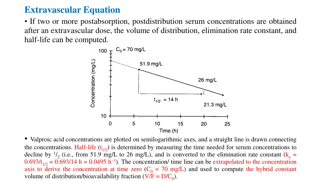 extravascular equation if two or more