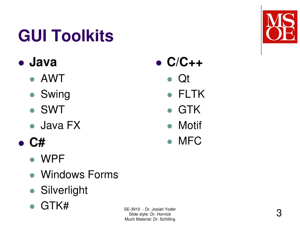 gui toolkits