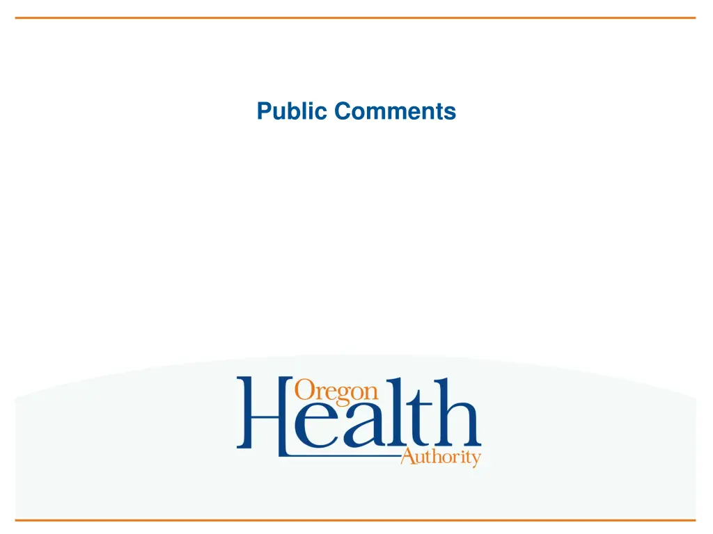public comments