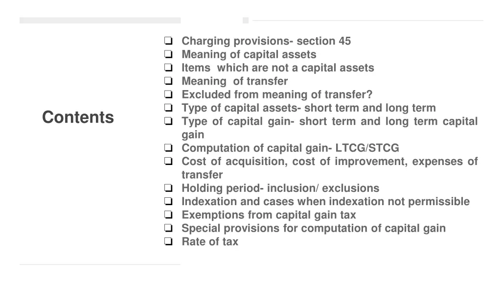 charging provisions section 45 meaning of capital