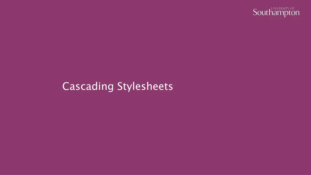 cascading stylesheets 1