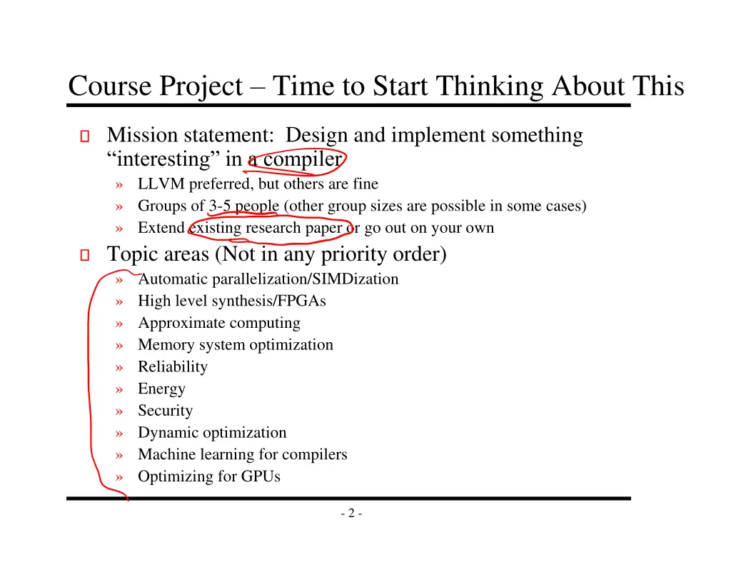 course project time to start thinking about this