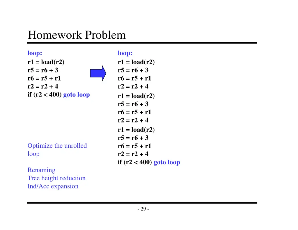 homework problem