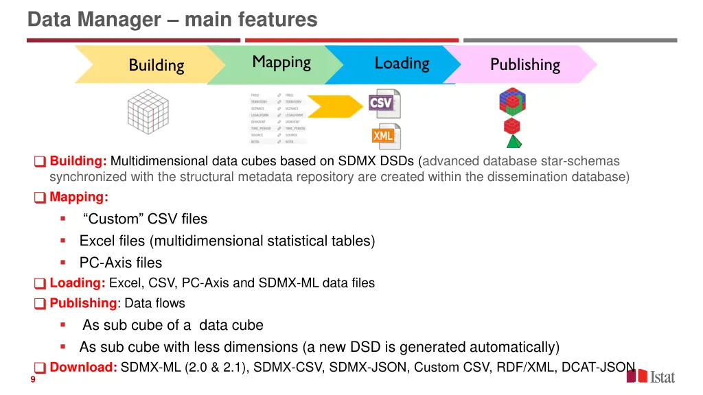 data manager main features
