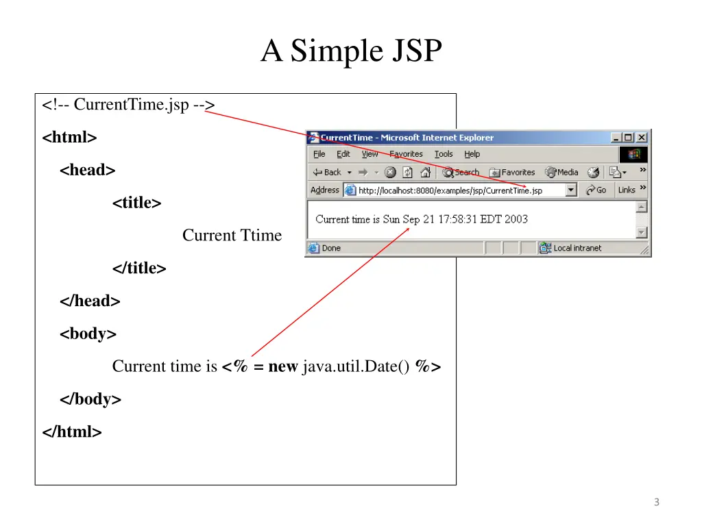 a simple jsp