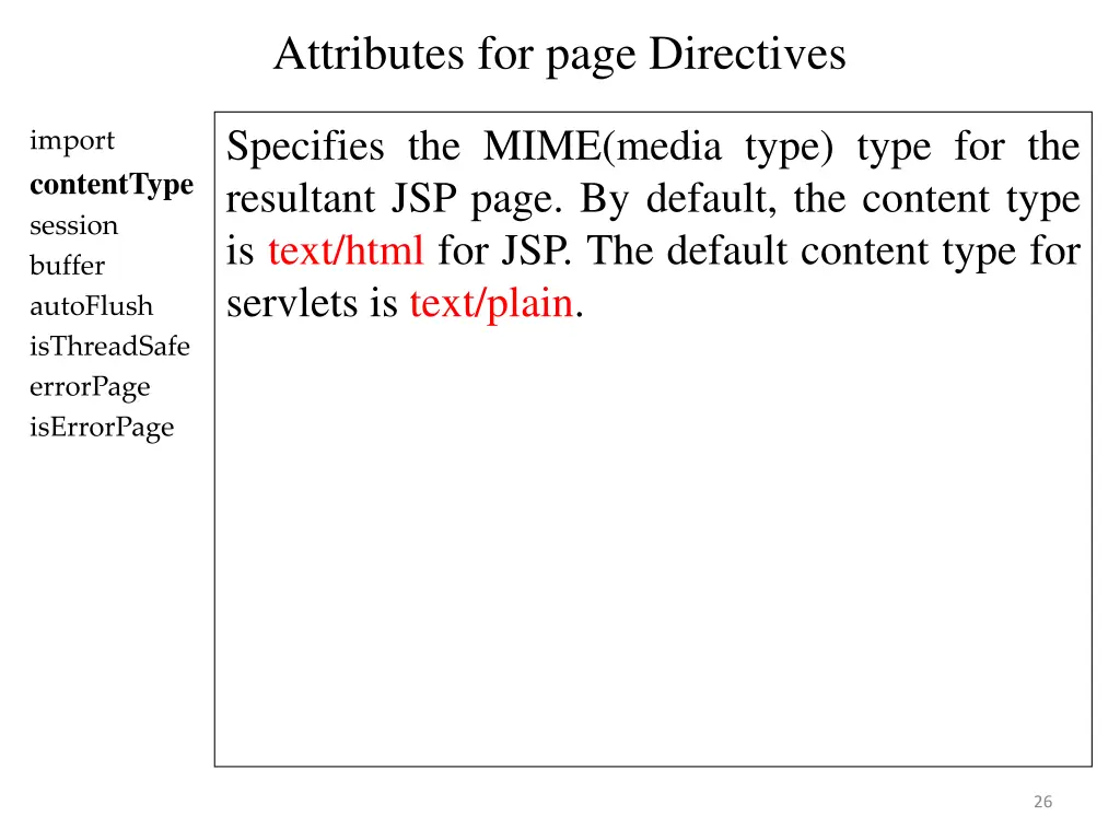 attributes for page directives 1