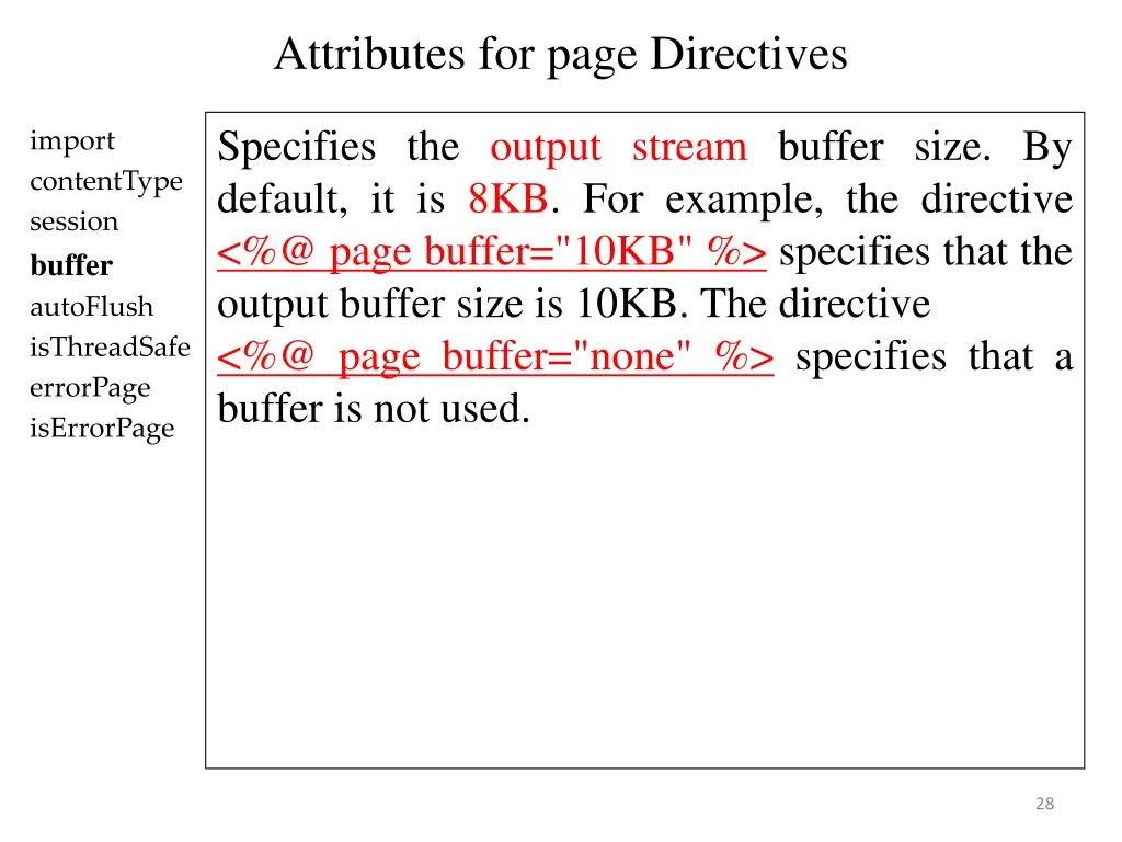 attributes for page directives 3