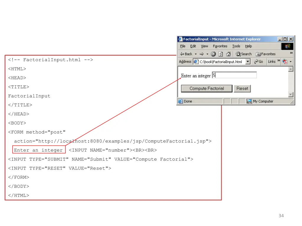 factorialinput html