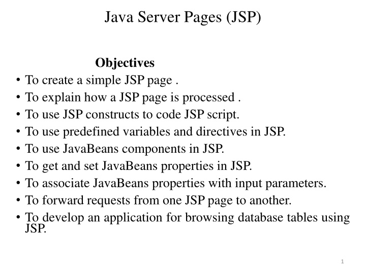 java server pages jsp