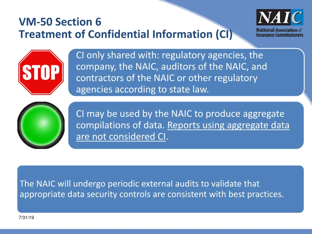 vm 50 section 6 treatment of confidential